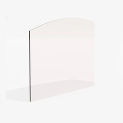 Town & Country Runswick stove glass with an arched top