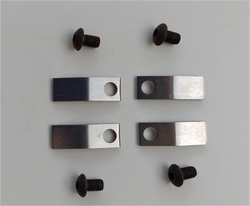 Morso Squirrel 1430 Stove Glass Clips And Screws (Set Of 4)