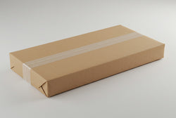 A parcel on a neutral background
