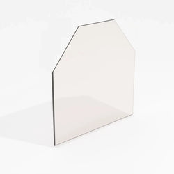 Vermont Dutchwest Small Stove Glass - 285mm x 240mm (Top Corners Cut)