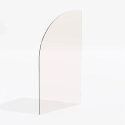 Alpine VRB12 half arch stove glass