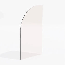 Ecostove SCG33 stove glass (half arch)