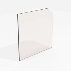 Villager Elite replacement stove glass with a cut corner