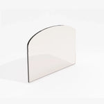 Clarke Regal replacement stove glass with arched top