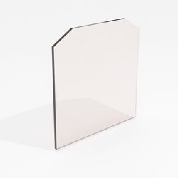 Dimplex Westcott WST 4i Stove Glass With The Top Corners Cut