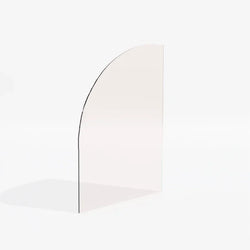 Vermont Intrepid MK2 Stove Glass is a half arch shape