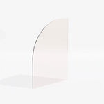 Vermont Intrepid MK2 Double Door Stove Glass has one side shaped into a half arch.