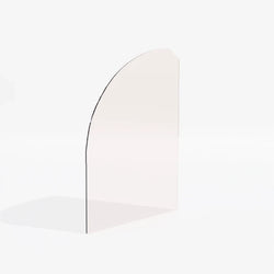 Esse Dragon MK3 arched stove glass with a single corner cut