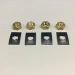 Villager Stove Glass Clips And Nuts (Set Of 4)
